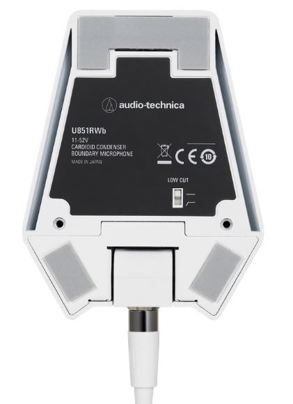 CARDIOID CONDENSER BOUNDARY MICROPHONE W/ INTEGRAL POWER MODULE, PHANTOM POWER ONLY, 120° ACCEPTANCE